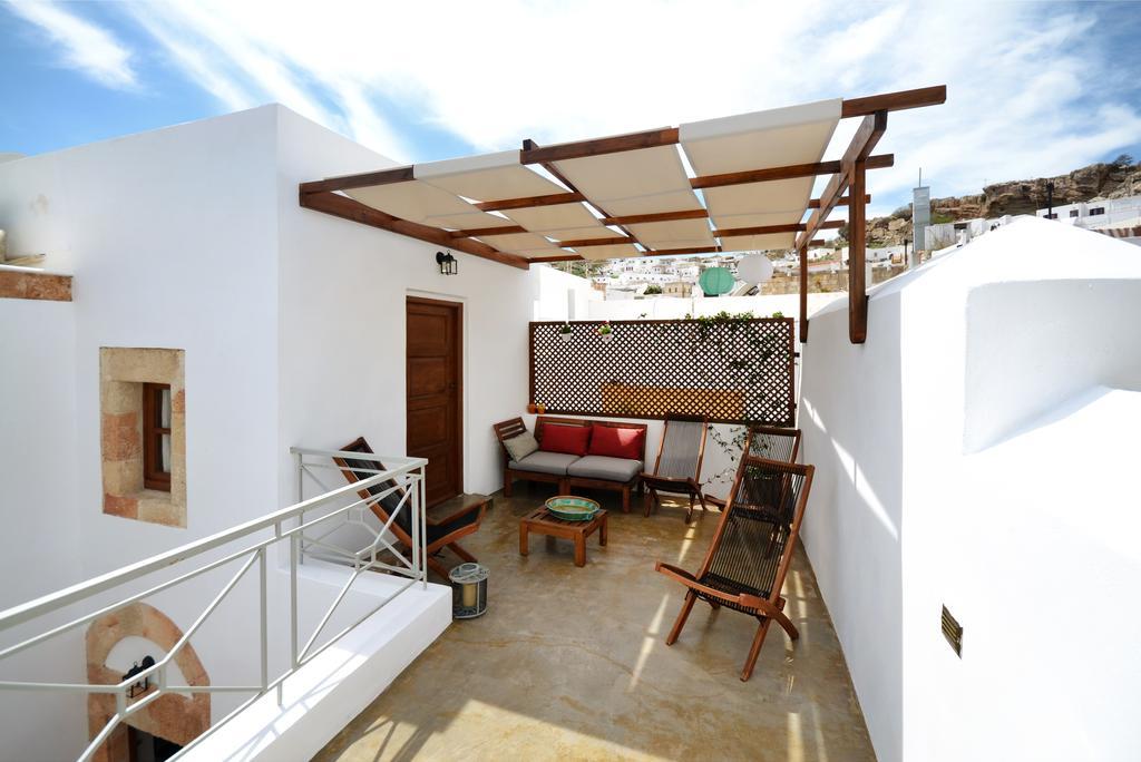 Casa Lindos Villa Bagian luar foto