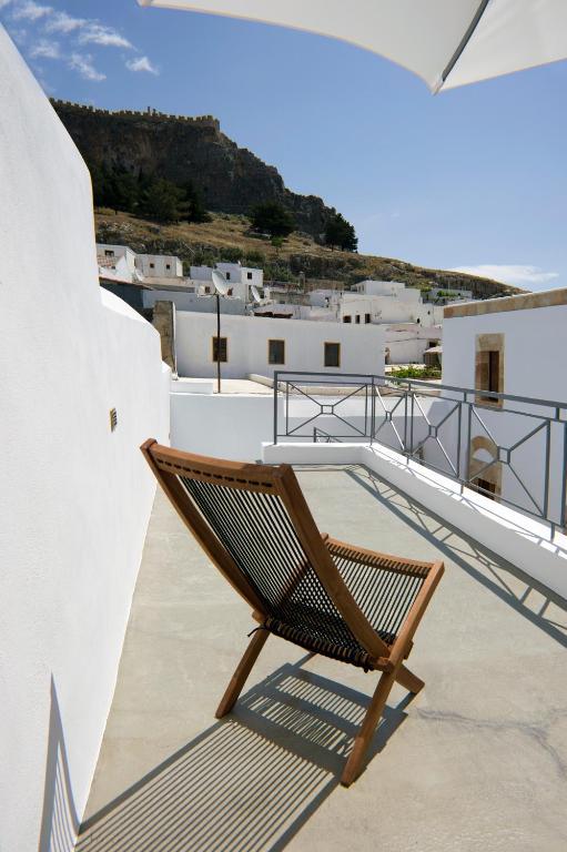 Casa Lindos Villa Bagian luar foto